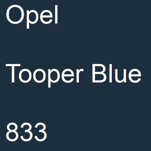 Opel, Tooper Blue, 833.